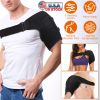 Heated Shoulder Brace Electric Heating Pad TherapyÿShoulder Heating Wrap Compression Sleeve for Shoulder Pain Muscle StiffnessÿBursitis Tendonitis
