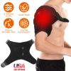Heated Shoulder Brace Electric Heating Pad TherapyÿShoulder Heating Wrap Compression Sleeve for Shoulder Pain Muscle StiffnessÿBursitis Tendonitis