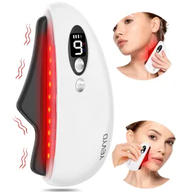 Gua Sha Facial Tool, Electric Black Obsidian Guasha Tool For Face, Chin, Neck, Body, Heated Vibrating Massage Gua Sha Stone For Face Sculpting, Wrinkl