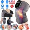 3-In-1 Heated Knee Massager Shoulder Heating Pads Elbow Brace withÿ3 Level Vibration and Heating Modes for Pain Stress Relief