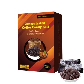 Hazelnut - Flavored Concentrated Coffee Candies, Individually Packaged, No Need For Brewing, With A Rich And Mellow Aroma. Suitable For People Engaged