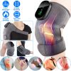 3-In-1 Heated Knee Massager Shoulder Heating Pads Elbow Brace withÿ3 Level Vibration and Heating Modes for Pain Stress Relief