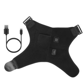 Heated Shoulder Brace Electric Heating Pad TherapyÿShoulder Heating Wrap Compression Sleeve for Shoulder Pain Muscle StiffnessÿBursitis Tendonitis