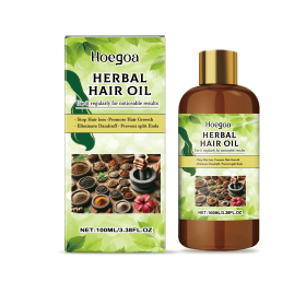 Hoegoa Herbal Hair Oil Hydrates, Moisturizes, Nourishes The Scalp, Improves Dryness, Frizz And Hair Treatment