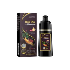 EELHOE White To Black Dye Shampoo Natural Brown He Shou Wu Jing Hua Resources Yang Cleansing And Repairing Black Soft Hair Shampoo