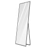 Full Length Mirror 67x25.6in Aluminum Alloy Wall Mirror Free Standing Floor Mirror Hanging Leaning Against Wall for Dressing Bedroom Living Room