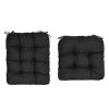 Rocking Chair Cushion 2 Pieces Back Seat Sets with Non-Slip Ties Polyester Fiber Filling 
Comfortable for Indoor Home Office Car