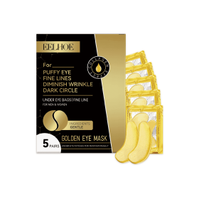 EELHOE Gold Firming Eye Mask Lightens Fine Lines, Dark Circles, Moisturizes And Moisturizes, And Firms The Skin Around The Eyes (Option: 3pcs)
