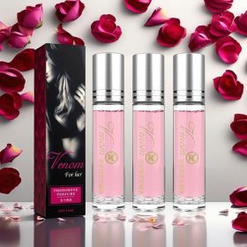 Women's 10ml Portable Pheromone Roller Perfume, Fresh, Natural, Elegant And Long-lasting Fragrance, Suitable For Dating, Travel And Parties In 2025 (Option: 3pcs)